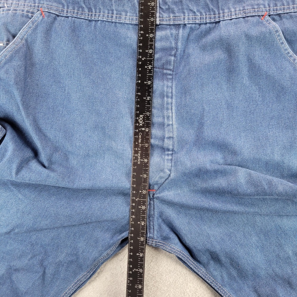 Big Mac VTG‎ Mens Denim Bib Overalls Blue Made in USA W42 L30 Carpenter Utility - Picture 4 of 16